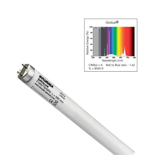 Sylvania Grolux T8 18watt 60cm akvárium fénycső
