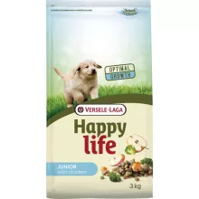 Happy life Junior Chicken 3kg száraz kutyatáp