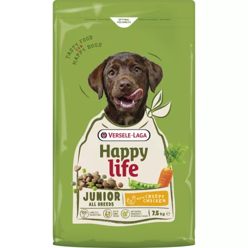 Happy Life Junior Chicken 7,5kg száraz kutyatáp
