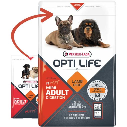 Opti Life Adult Digestion Mini 2,5kg száraz kutyatáp