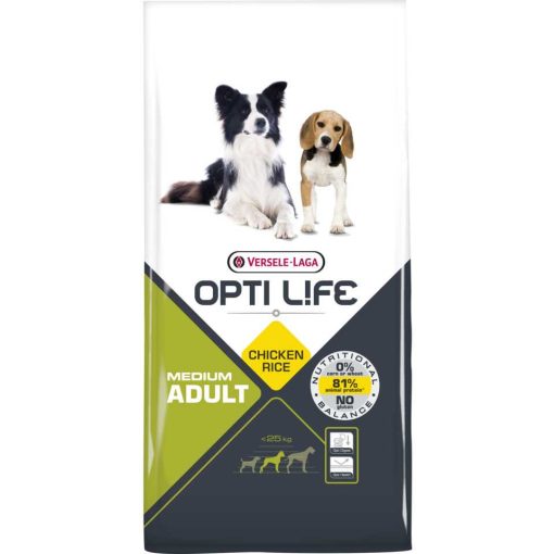 Opti Life Adult Medium 12,5kg száraz kutyatáp