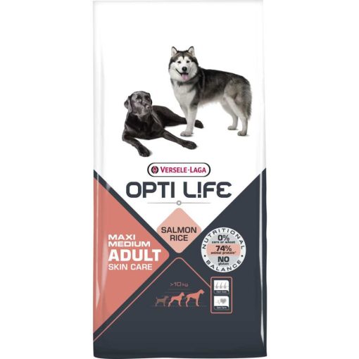 Opti Life Adult Skin Care Medium&Maxi 12,5kg szárazkutyatáp