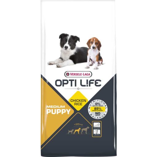 Opti Life Puppy Medium 12,5kg száraz kutyatáp