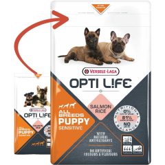 Opti Life Puppy Sensitive All Breeds 2,5kg száraz kutyatáp