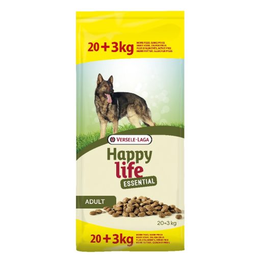 Happy life Essential 20+3 kg promo száraz kutyaeledel