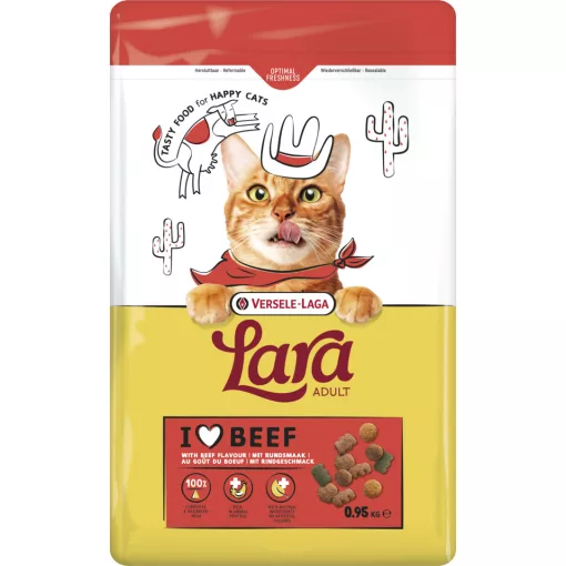 Lara Adult Beef Flavour 1,9kg száraz macskaeledel