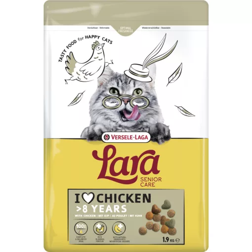 Lara Senior Care with Chicken 1,9kg száraz macskaeledel