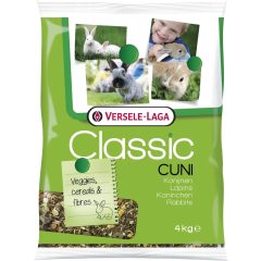   Versele-Laga Cuni Classic teljesértékű alapkeverék nyulak és törpenyulaknak zöldségekkel 500g