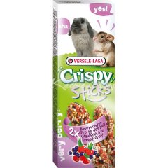 Crispy Sticks Rabbits-Chinchillas Forest Fruit 2db 110g
