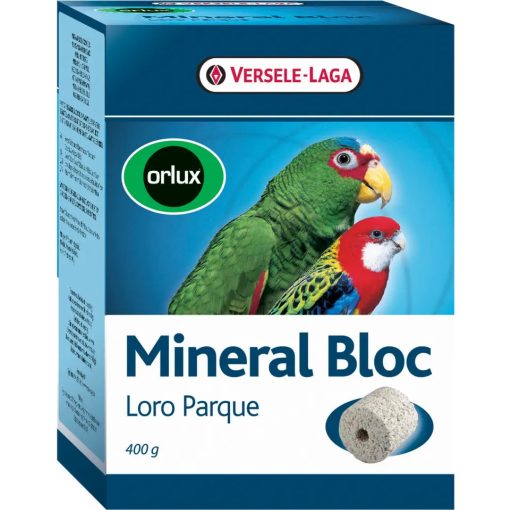 Orlux Mineral Bloc Loro Parque Ásványi anyag pótló nagytestű madaraknak 400g