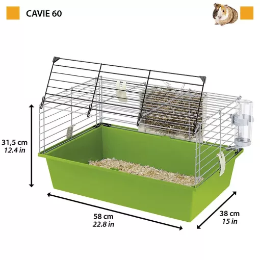 Ferplast Cavie-Guinea 60 tengerimalac ketrec - zöld