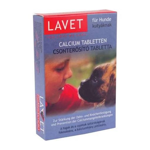 Lavet-Calcium-50-tabletta-kutya-táplálékkiegészítő