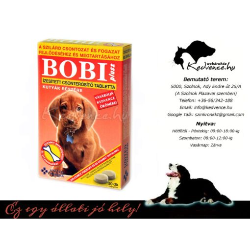 Bobi Plusz Csonterősítő kutya Vitamin 50db