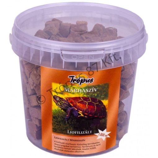 Trópus Marhaszív 1000ml Teknős Eleség