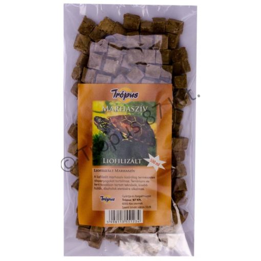 Trópus Marhaszív 180ml Teknős Eleség