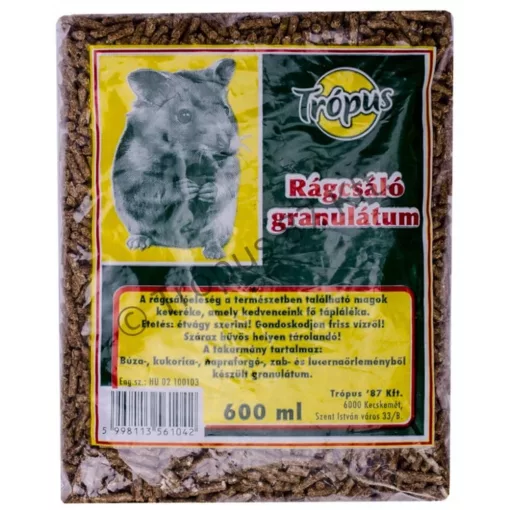 Trópus Rágcsáló Eledel Granulátum 1200ml