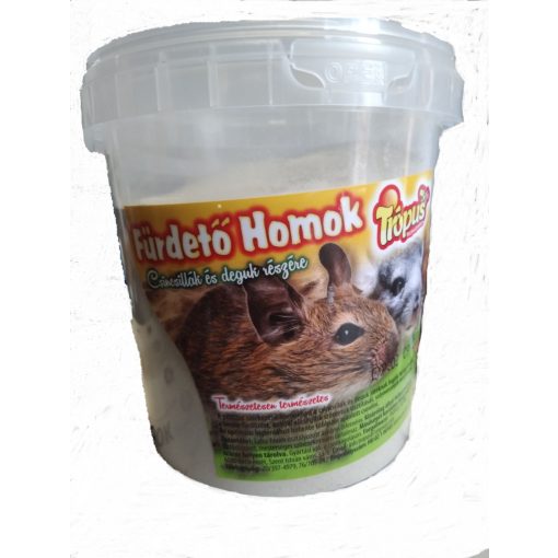 Trópus Csincsilla Homok 1kg-vödrös