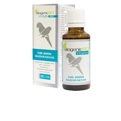 BiogenicPet Vitamin Csepp Madaraknak 30ml