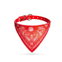 Nyakörv kendővel - 34 x 1 cm - piros