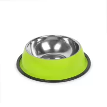 Kutya és macska tál - 15 cm - zöld