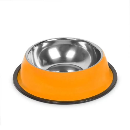 Kutyatál -  18 cm - narancssárga