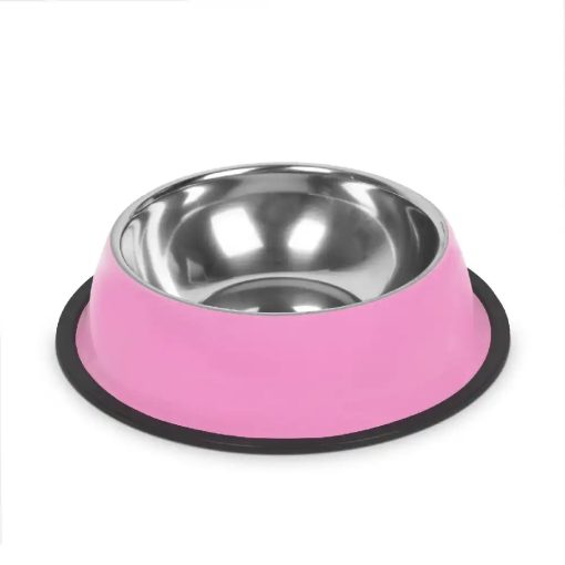 Kutyatál - 18 cm - rózsaszín