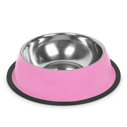 Kutyatál - 22 cm - rózsaszín