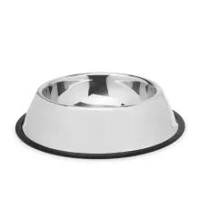 Kutyatál - 18 cm - króm