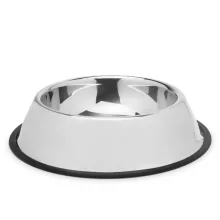 Kutyatál - 22 cm - króm