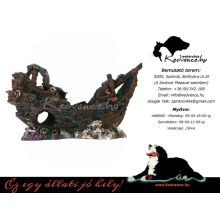 Kalózhajó 30cm akvárium dekoráció OY0814