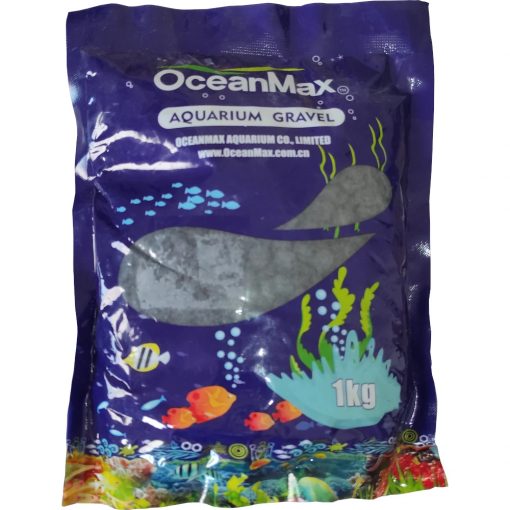 Akvárium Talaj Oceanmax fekete 1kg 5-8mm