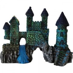 Akvárium dekor műgyanta vár OX-S047