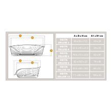 Ferplast Siesta Deluxe 4 Szürke Műanyag Fekhely