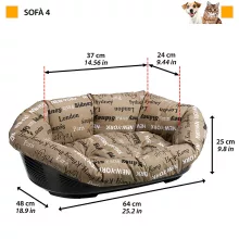 Ferplast SOFA 4 kutyafekhely cities