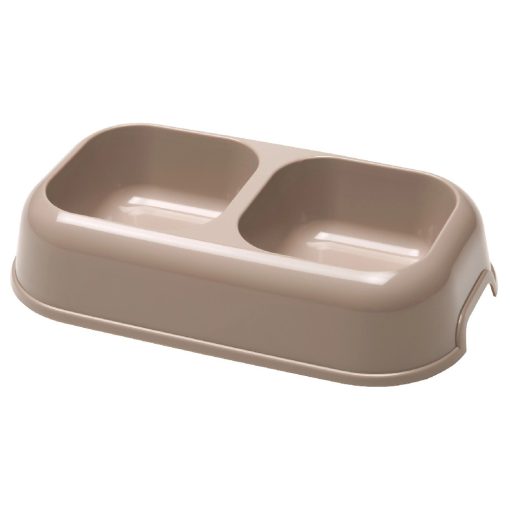 Ferplast Party 18 Dupla műanyag tál 2x0,6liter - piros