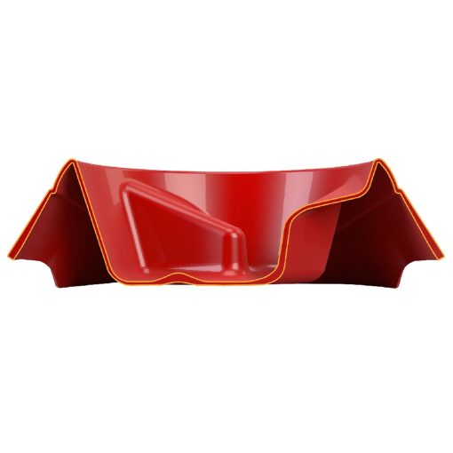 Ferplast Magnus Slow Small habzsolás gátló kutyatál - piros