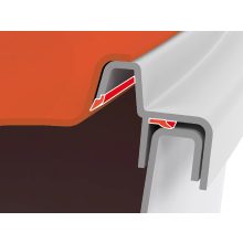 Ferplast Feedy 26liter táptartó - narancssárga