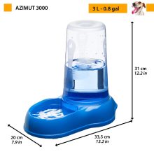 Ferplast Azimut 3000 önetető - önitató - kék