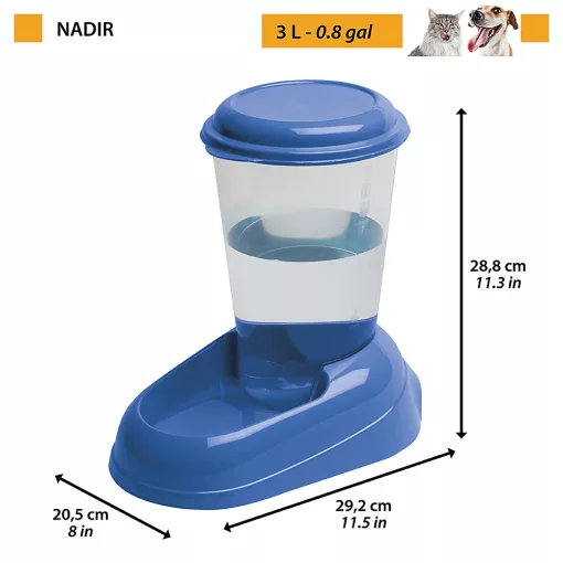 Ferplast Nadir 3 literes önitató - barna