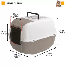 Ferplast Prima Cabrio Macska WC Szénfilteres - kék