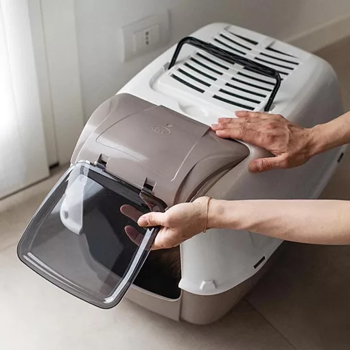 Ferplast Prima Cabrio Macska WC Szénfilteres - kék