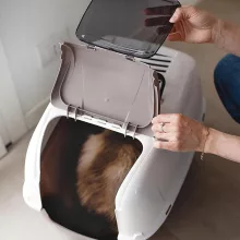 Ferplast Prima Cabrio Macska WC Szénfilteres - kék