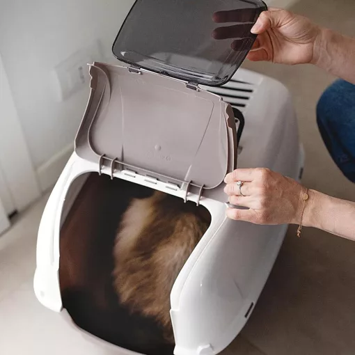 Ferplast Prima Cabrio Macska WC Szénfilteres - kék