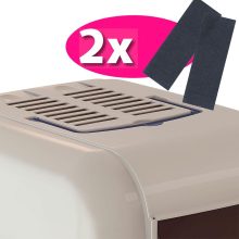 Ferplast Maxi Bella Cabrio Fedeles macska WC - fekete