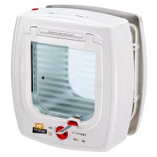 Ferplast Swing Microchip kutyaajtó-Macskaajtó Fehér