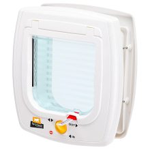 Ferplast Swing 5 kutyaajtó-Macskaajtó Fehér