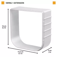 Ferplast Swing 1 Alagút Fehér