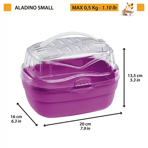 Ferplast Aladino Small rágcsáló szállító box - zöld