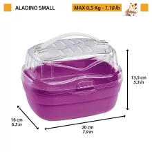 Ferplast Aladino Small rágcsáló szállító box - szürke