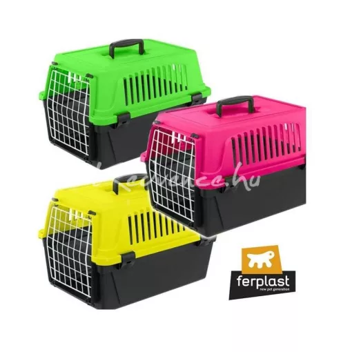 Ferplast Atlas 10 Neon kisállatszállító box - zöld